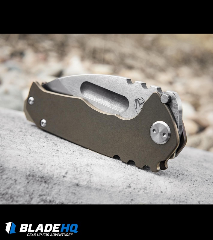 Medford Praetorian Genesis T Frame Lock Knife Bronze Ti (3.3" Stonewash) MKT