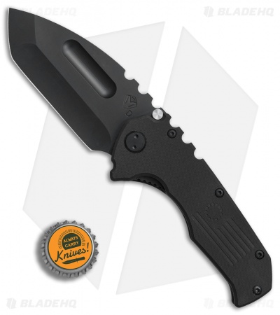 Medford Praetorian Scout Liner Lock Knife Blackout G-10 (3.6" Black) MKT
