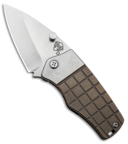 Medford Sherman Frame Lock Knife Titanium (2.6" Stonewash) MKT