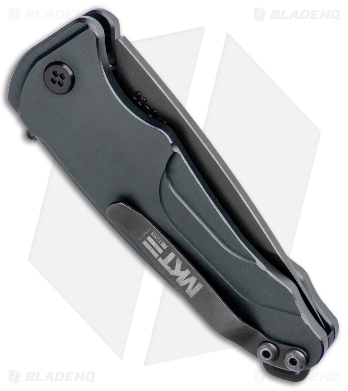 Medford Smooth Criminal Plunge Lock Flipper Knife Blue (3" Black PVD)