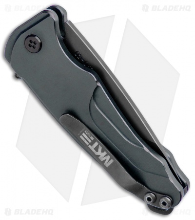Medford Smooth Criminal Plunge Lock Flipper Knife Blue (3" Black PVD)