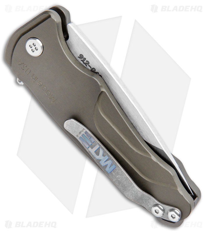 Medford Smooth Criminal Plunge Lock Flipper Knife OD Green (3" Tumbled)