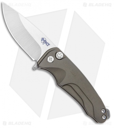 Medford Smooth Criminal Plunge Lock Flipper Knife OD Green (3" Tumbled)