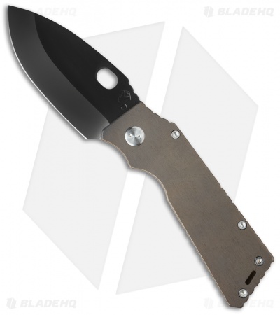 Medford TFF-1 Big Daddy Frame Lock Knife Bronze Ano Titanium (4" Black) MKT