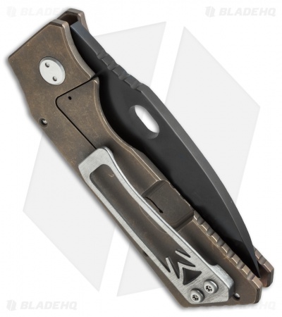 Medford TFF-1 Big Daddy Frame Lock Knife Bronze Ano Titanium (4" Black) MKT