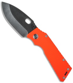 Medford TFF-1 Frame Lock Knife Orange G-10/Ti (4" Black SW) MKT