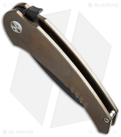 Medford Viper Flipper Knife Bronze Ti (4.125" Black) MKT