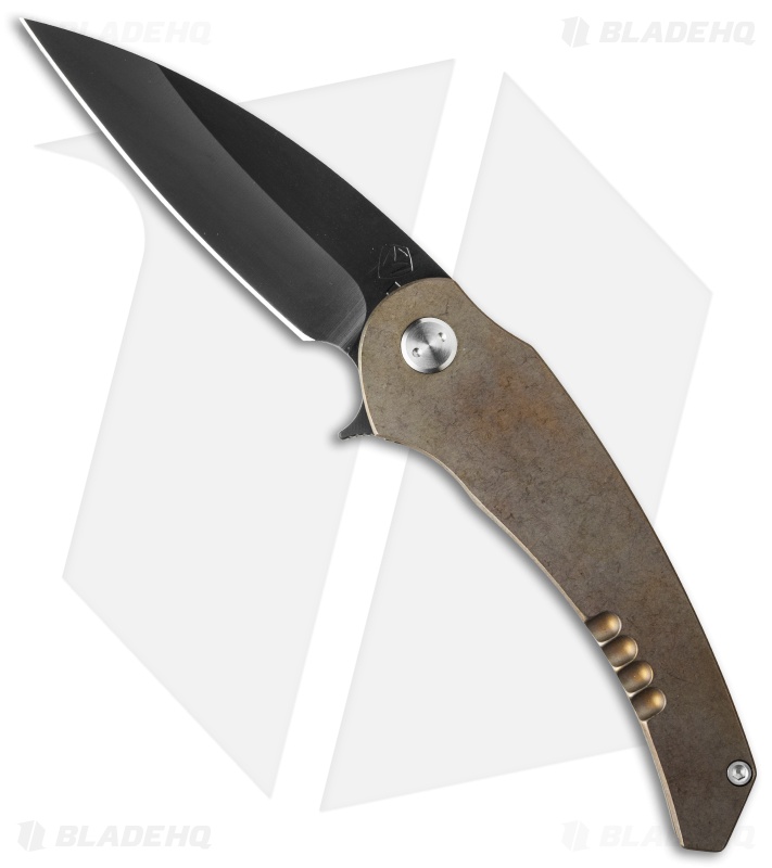 2372タイムリープ量子力学▓愛のキューピットの矢ドラゴンの一撃▓願望成就器御守 Medford Viper Flipper Knife Bronze Ti (4.125