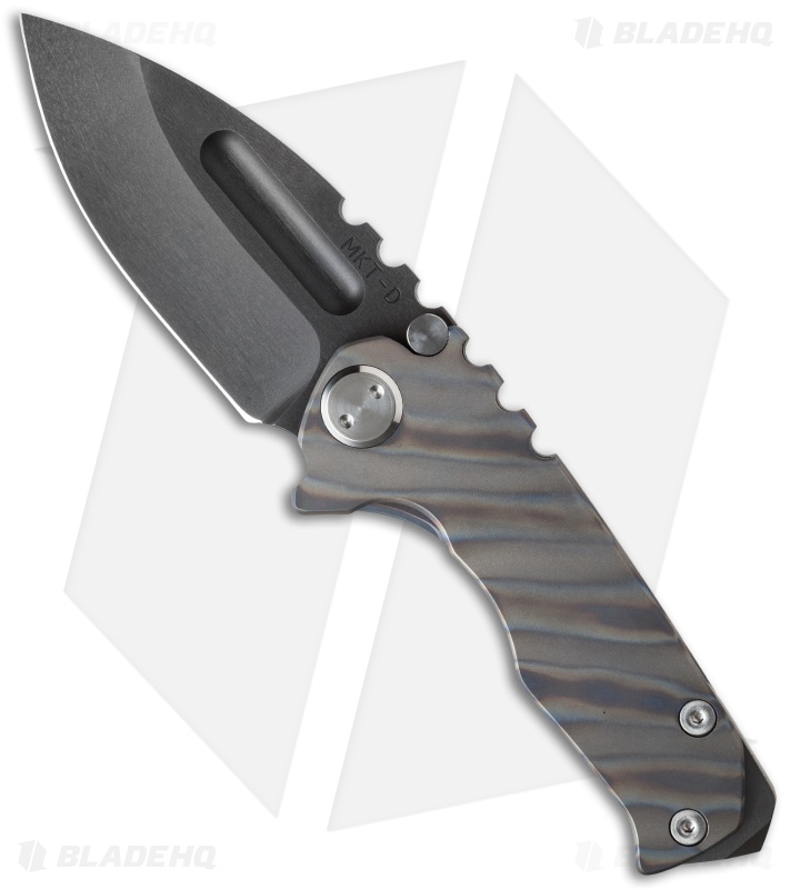 Medford Micro Praetorian T Knife Flamed Titanium (2.875" D2 Black) MKT