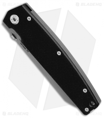 Mercury Logan Liner Lock Knife Black G-10/Ti (3.6" Bead Blast)