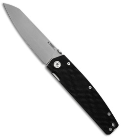 Mercury Logan Liner Lock Knife Black G-10/Ti (3.6" Bead Blast)