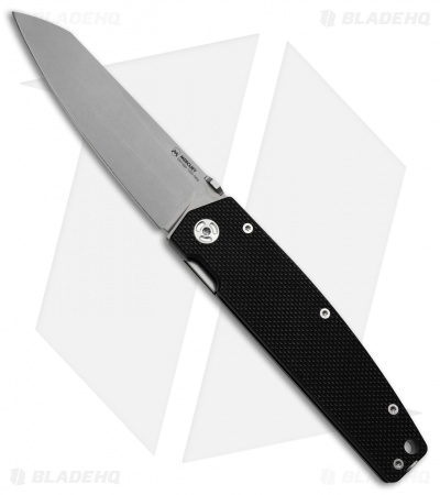 Mercury Logan Liner Lock Knife Black G-10/Ti (3.6" Bead Blast)