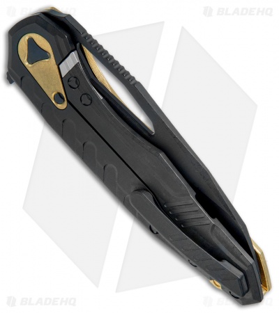 NILE イシファリック Microtech Sigil MK6 Frame Lock Knife Brass/Black (3.75