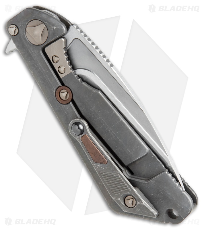Marfione / Strider Custom MSG-3.5 Flipper Knife Fallout/Cu Engraved (W2 Juyo) 