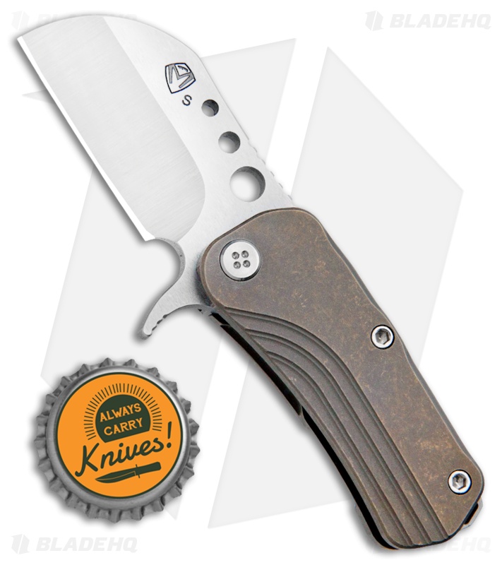 Medford Chunky Monkey - Folding Knife | Bronze Titanium | Blade HQ