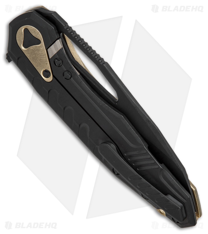 Microtech Sigil MK6 Frame Lock Knife Brass/Black (3.75