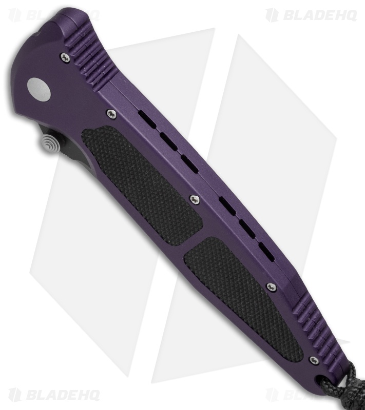 Microtech Mini Socom Manual Knife Purple Aluminum (3.25" Black) 12/1998