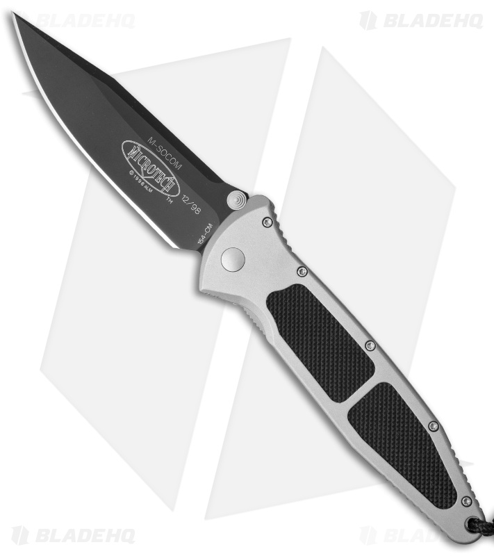 Microtech Mini Socom Manual Knife Silver Aluminum (3.25