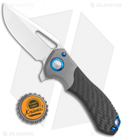 Marfione Custom Protocol HP BBTI Bolster CF Blue Ti (3" Mirror) 394-MCK