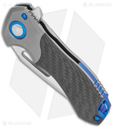 Marfione Custom Protocol HP BBTI Bolster CF Blue Ti (3" Mirror) 394-MCK