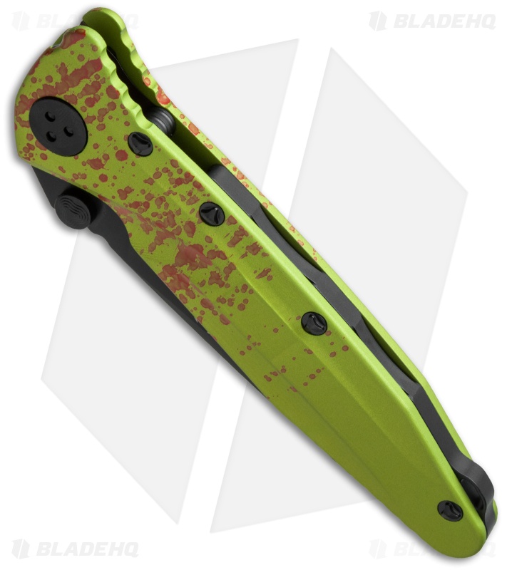 Microtech Socom Delta Tanto Knife Zombie Green (4
