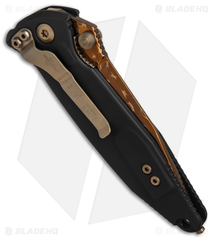 Marfione Custom Socom Elite S/E Knife Stingray Inlay + Bronze HW