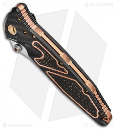 Marfione Custom Socom Elite Liner Lock Knife CF/Copper/LSCF (Satin)