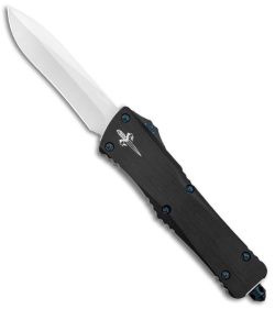 Marfione Custom Troodon Recurve Black w/ Blue Ti Hardware (3.75" Mirror)