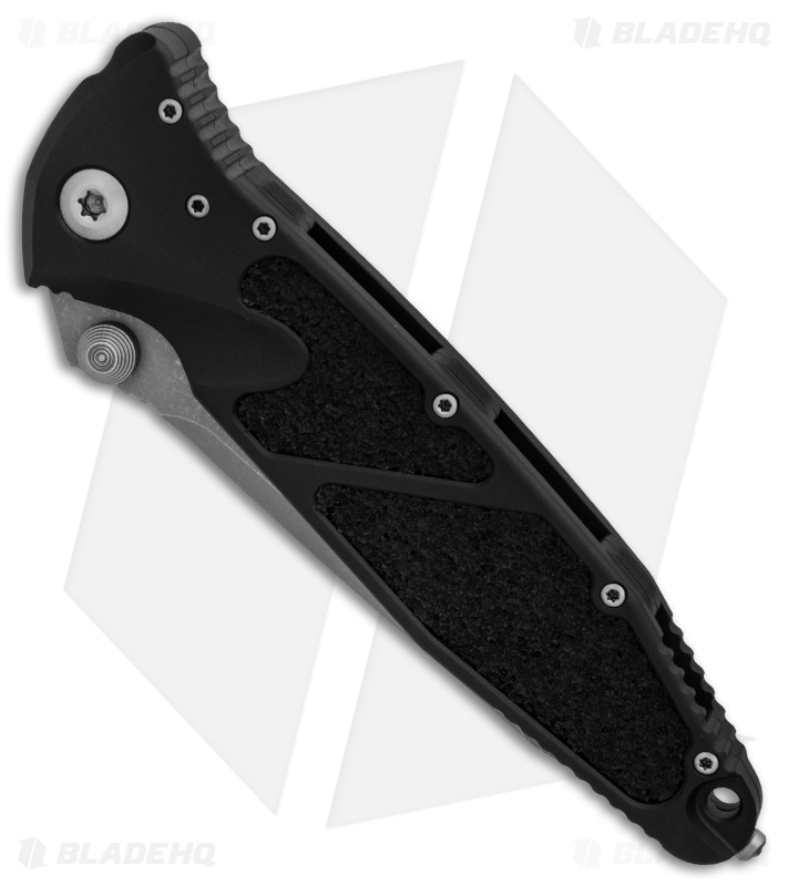 Microtech Socom Elite Manual Knife Black (4" Apocalyptic Serr) 160-11AP