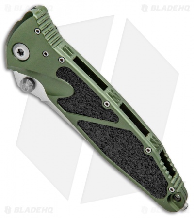 Microtech Socom Elite Manual Knife OD Green (4" Stonewash) 160-10OD
