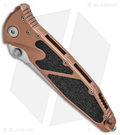 Microtech Socom Elite Manual Knife Tan (4" Stonewash Serr) 160-11TA