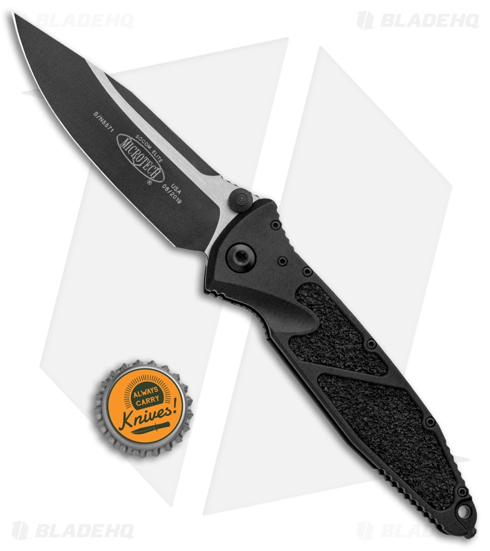 Microtech Socom Elite - Manual Folder | Tactical + Clip Point