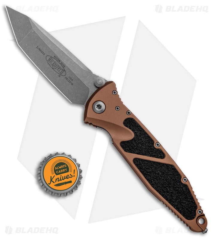 Microtech Socom Elite T/E Manual Folding Knife Tan (4" Apocalyptic) 161-10APTA