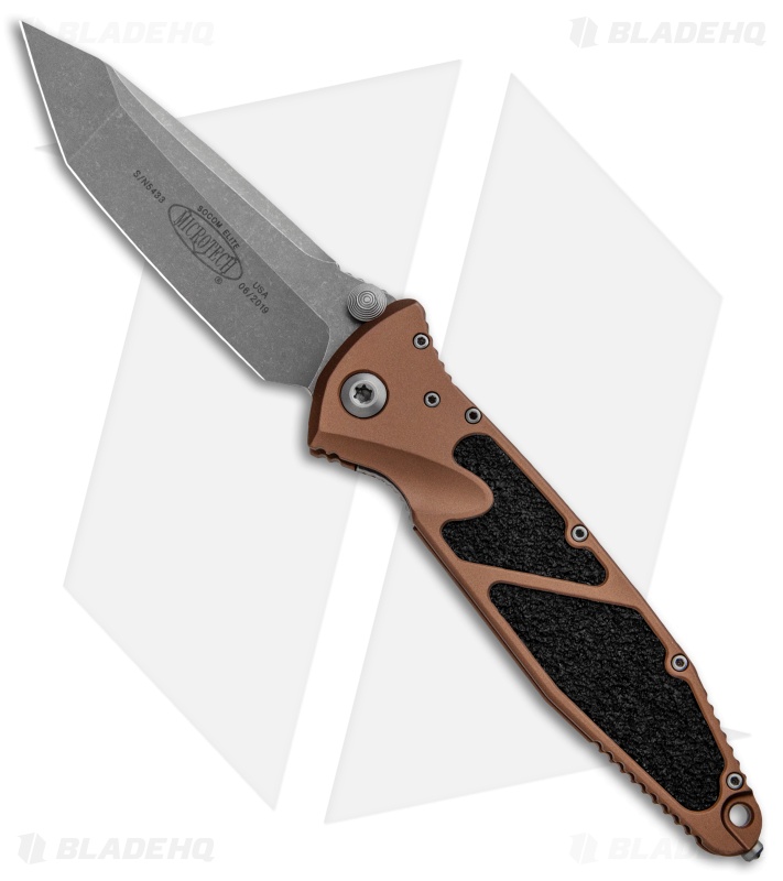 Microtech Socom Elite T/E Manual Folding Knife Tan (4" Apocalyptic) 161-10APTA