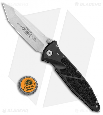 Microtech Socom Elite Tanto Manual Knife Black (4" Stonewash) 161-10