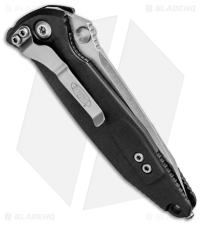 Microtech Socom Elite Tanto Manual Knife Black (4" Stonewash) 161-10