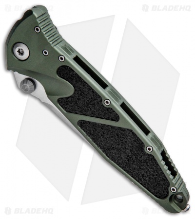 Microtech Socom Elite Tanto Manual Knife OD Green (4" Stonewash) 161-10OD