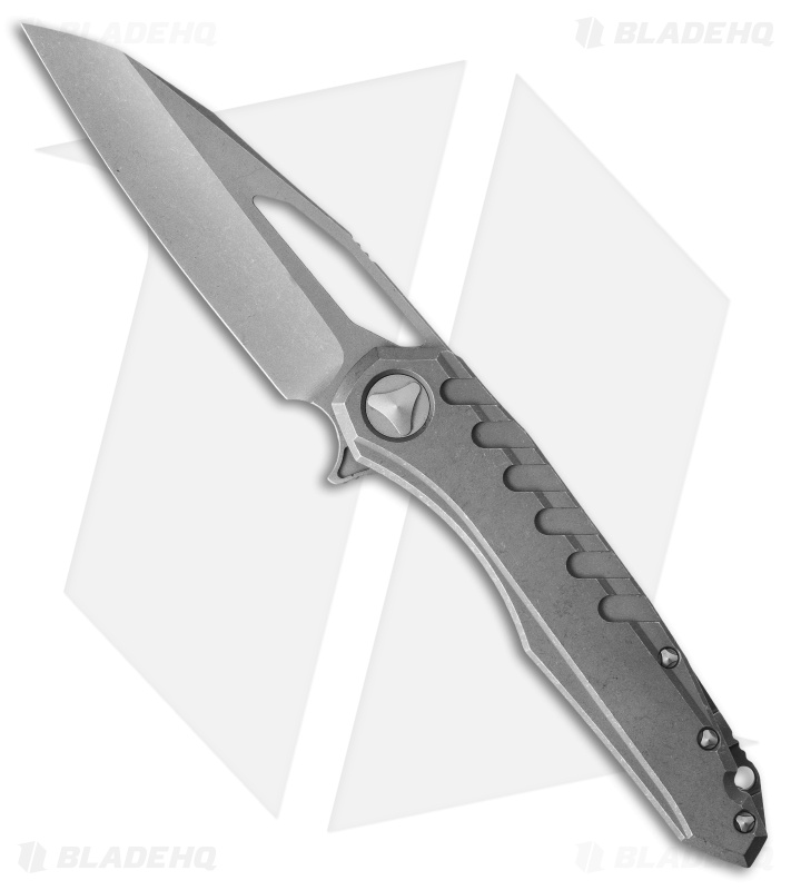 Marfione Custom Knives Sigil Flipper Knife Titanium (3.5" Apocalyptic)