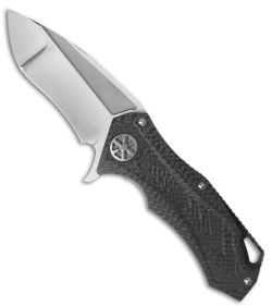 Marfione Custom Knives Star Lord Flipper Carbon Fiber (3.75" Satin)