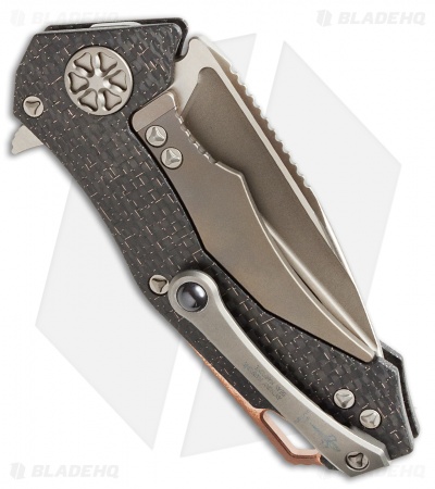 Marfione Custom Knives Star Lord Flipper LSCF (3.75" Bronzed SW)
