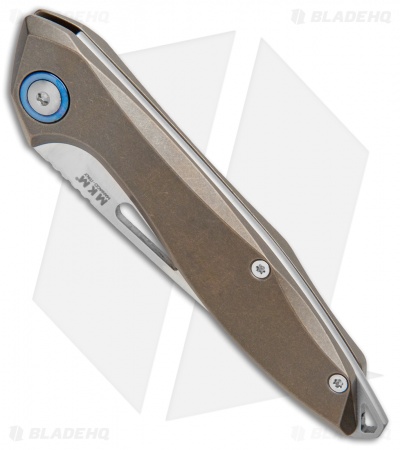 MKM Burnley Cellina Slip Joint Knife Bronze Titanium  (2.75" Satin)