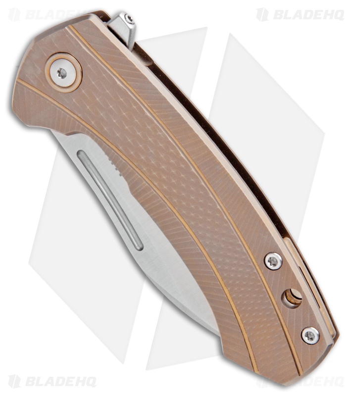 MKM Voxnaes Colvera Folding Knife | Bronze Ti | Blade HQ