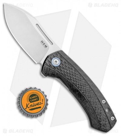 MKM Voxnaes Colvera Frame Lock Knife Carbon Fiber (2.91" Satin)