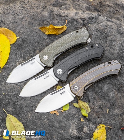 MKM Voxnaes Colvera Frame Lock Knife Carbon Fiber (2.91" Satin)