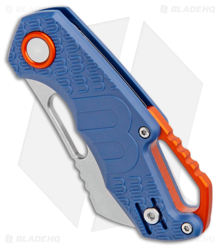 MKM Voxnaes Isonzo Sheepsfoot Liner Lock Knife Blue FRN (2.25" Stonewash)