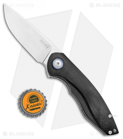 MKM Voxnaes Timavo Liner Lock Knife Black G-10 (2.87" Satin)