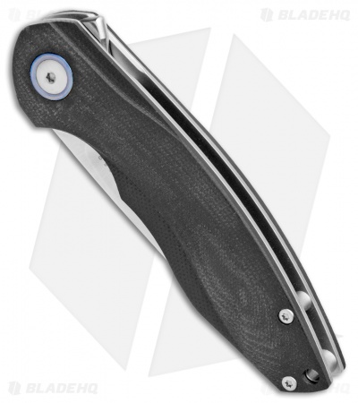MKM Voxnaes Timavo Liner Lock Knife Black G-10 (2.87" Satin)