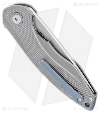MKM Voxnaes Timavo Liner Lock Knife 3D Titanium (2.87" Stonewash)