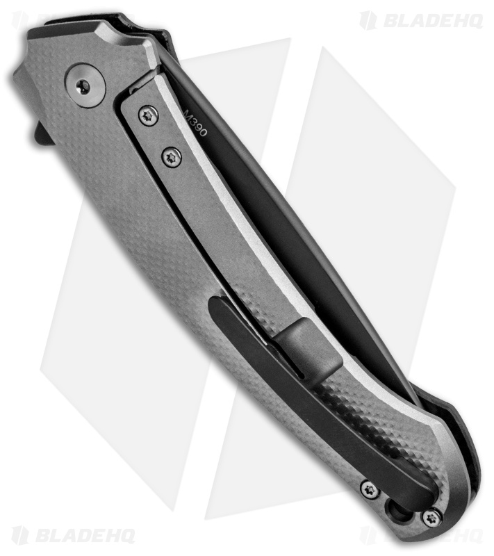 MKM Burnley Arvensis - Frame Lock Flipper Knife | Marble Carbon Fiber
