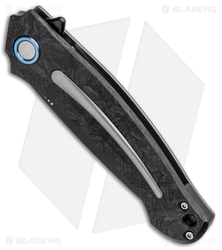 MKM Burnley Arvensis - Frame Lock Flipper Knife | Marble Carbon Fiber